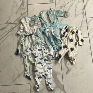 Newborn onesie sleeper bundle
